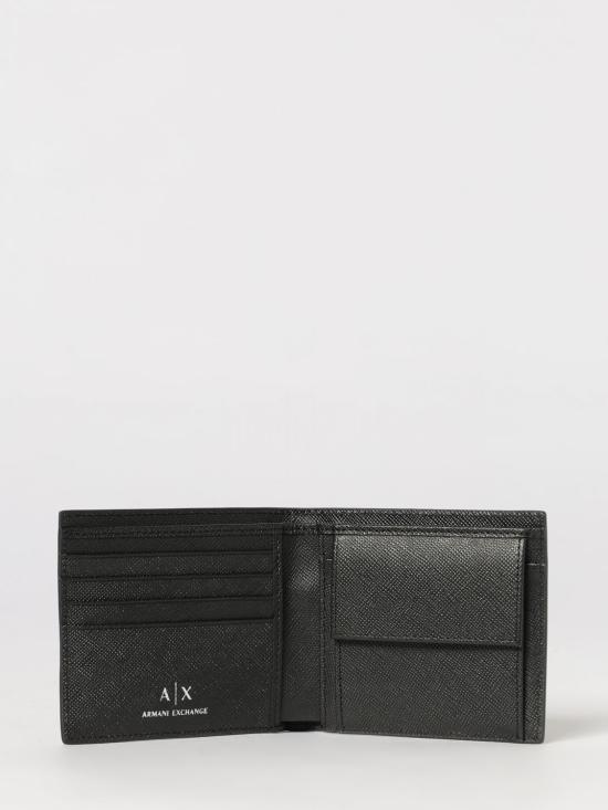 26SS 알마니 AX 로고 각인 블랙 남성 지갑 XM000167AF12702 UC001 Black - ARMANI