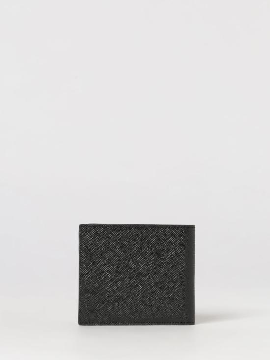 26SS 알마니 AX 로고 각인 블랙 남성 지갑 XM000167AF12702 UC001 Black - ARMANI