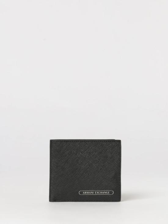 26SS 알마니 AX 로고 각인 블랙 남성 지갑 XM000167AF12702 UC001 Black