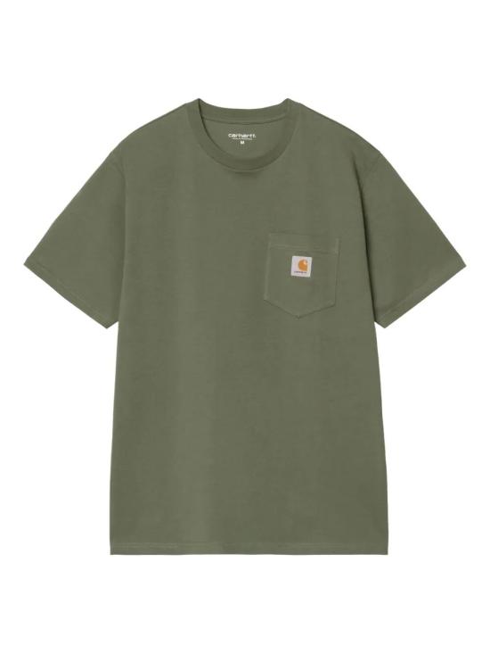 26SS 칼하트 WIP 숏슬리브 포켓 티셔츠 I030434 3IQXX OXIDE GREEN DOM