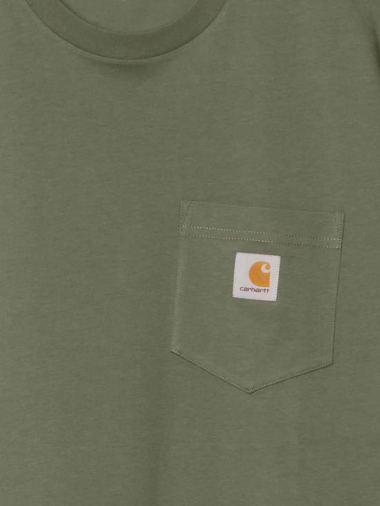 26SS 칼하트 WIP 숏슬리브 포켓 티셔츠 I030434 3IQXX OXIDE GREEN DOM - CARHARTT WIP
