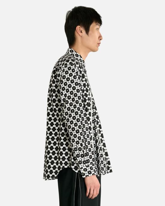  꼼데가르송 긴팔 셔츠 Comme Des Garçons 더블 지퍼 버튼 업 - COMME DES GARCONS