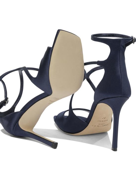26FW 지미추 샌들 AZIA 95SATMARINE Blue - JIMMY CHOO