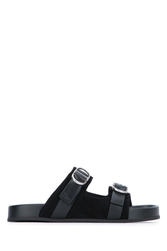 26FW 디올 뮬/슬리퍼 3SA165AFA 900 BLACK