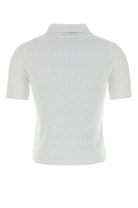 26FW 토리버치 폴로 티셔츠 182085 100 WHITE - TORY BURCH