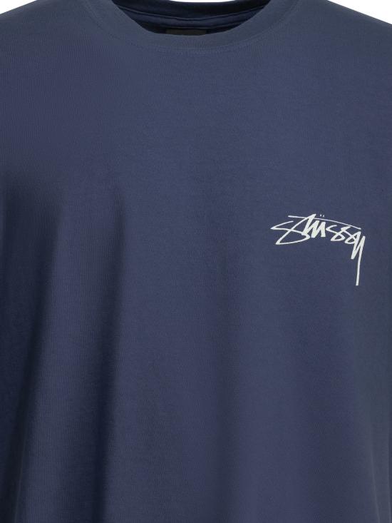 26FW 스투시 반팔 티셔츠 19051780811 Blue - STUSSY