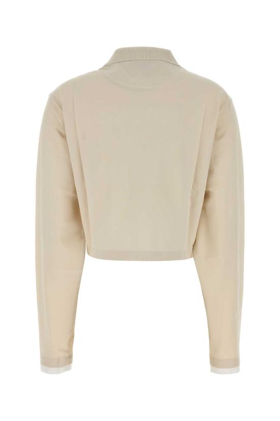 26FW 프라다 폴로 티셔츠 39683SOOO1736 F0K74 Beige o Tan - PRADA