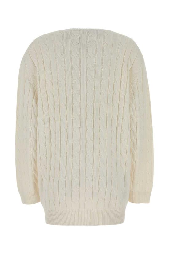 26FW 프라다 스웨터 P25O34SOOO19VL F0009 White - PRADA