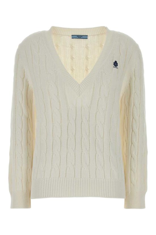 26FW 프라다 스웨터 P24D3MSOOO19VL F0009 White