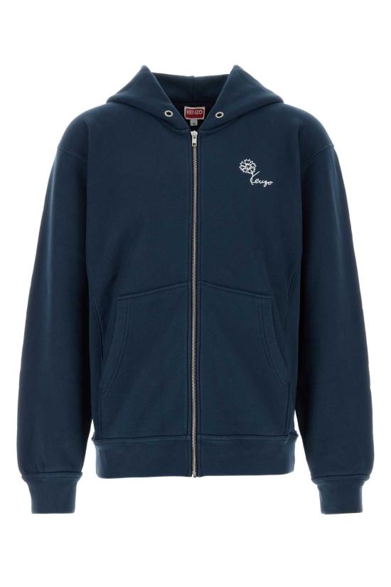 26FW 겐조 후드 티셔츠 FG65HO2714MJ 79 Blue
