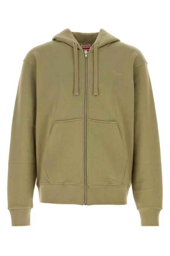 26FW 겐조 후드 티셔츠 FG65HO2654MJ 50 Green