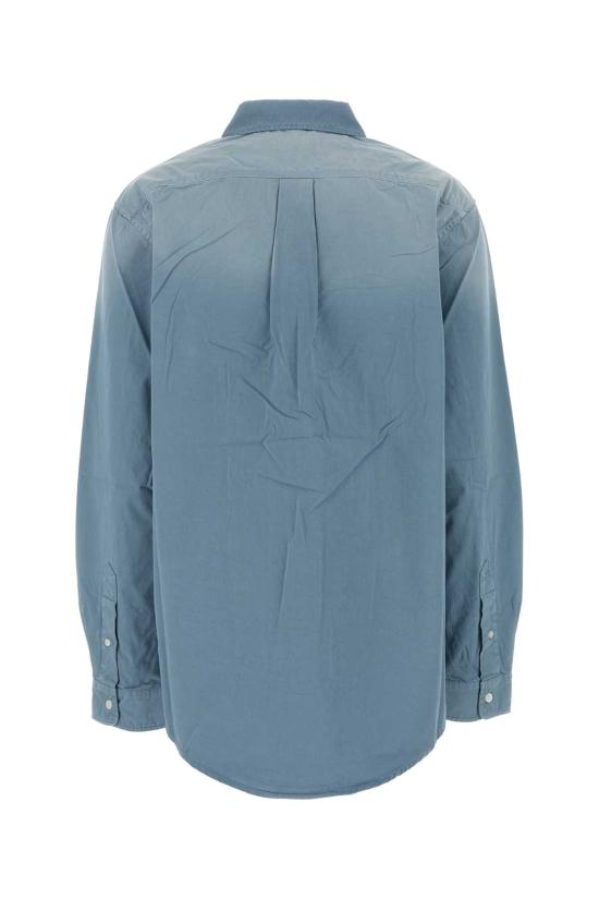 26FW 미우미우 데님 셔츠 MK2040SOOO19R3 F0637 Light Blue - MIU MIU