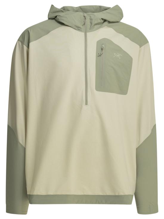 26SS 아크테릭스 후드 티셔츠 X000009807KONSEAL SL HDYSEA SALT HABITAT Beige