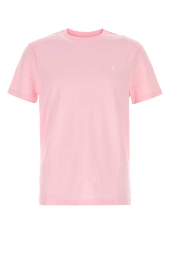 26FW 폴로 랄프로렌 포니로고 자수 반팔 티셔츠 710671438 530 Pink