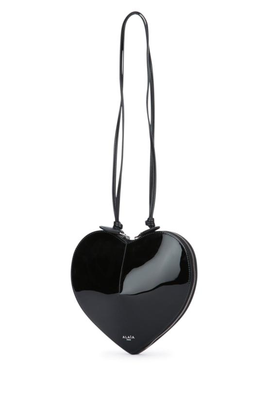 26FW 알라이아 페이턴트 레더 쾨르백 AA1P003CA189 999 NOIR - ALAIA