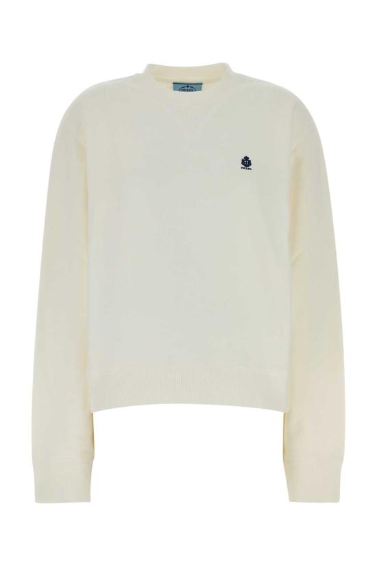 26FW 프라다 긴팔 티셔츠 134730SOOO19YO F0009 White