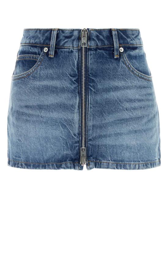 26FW 알렉산더 왕 데님 스커트 4DC3265128 400C Light Blue