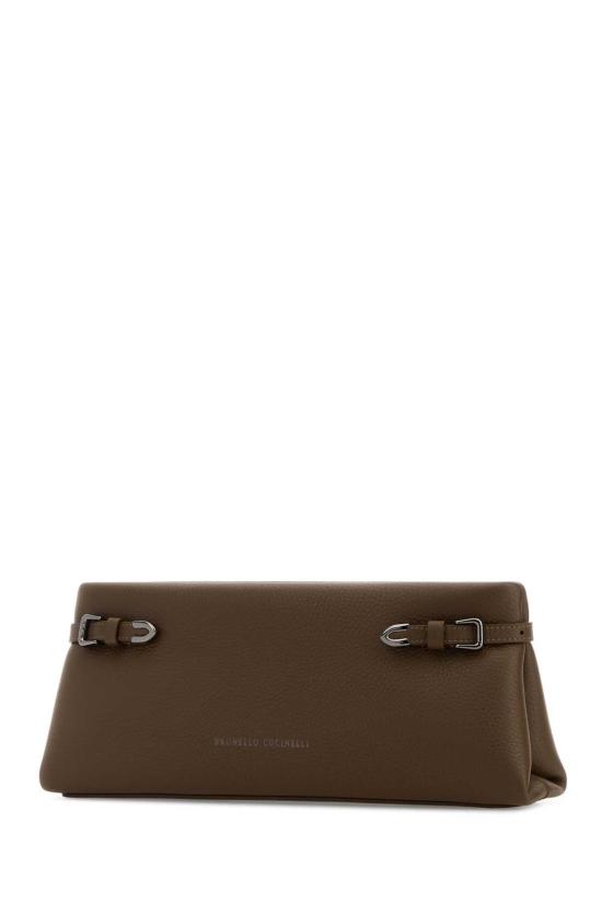 26FW 브루넬로 쿠치넬리 클러치/파우치 MBDKB2785P C9357 Brown - BRUNELLO CUCINELLI