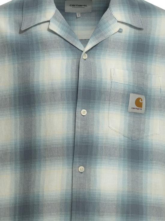 26FW 칼하트 WIP 긴팔 셔츠 I0368073TR XX Blue - CARHARTT WIP