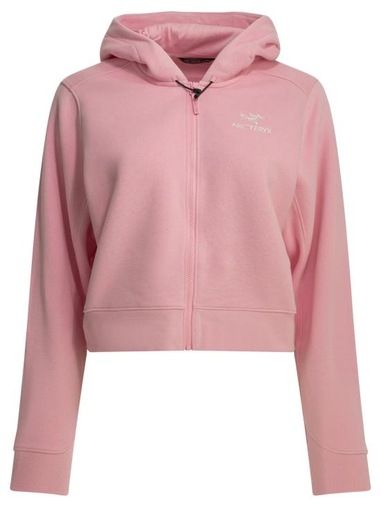 26SS 아크테릭스 후드 티셔츠 X000010261EMBLEM FLEECE FZPINEBERRY Pink
