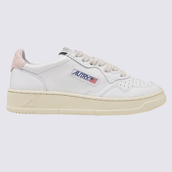 26FW 오트리 메달리스트 로우 레더 스니커즈 AULW LL16 LEAT LEAT WHT PINK