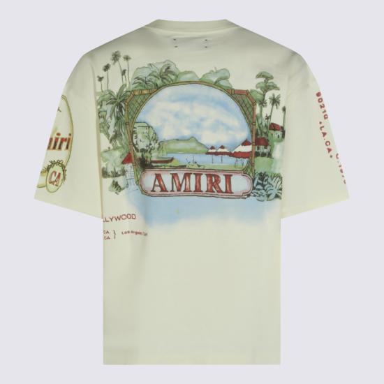26FW 아미리 반팔 티셔츠 AMTOJR1174 127 IVORY - AMIRI