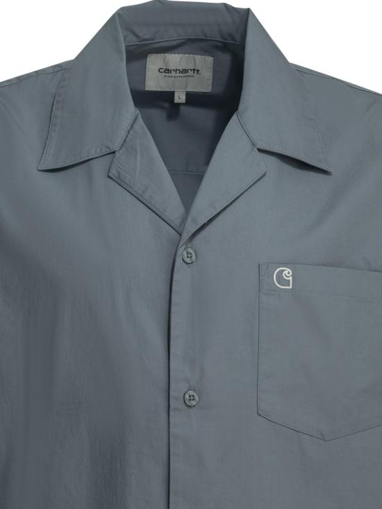 26FW 칼하트 WIP 반팔 셔츠 I0368093S2 XX Blue - CARHARTT WIP