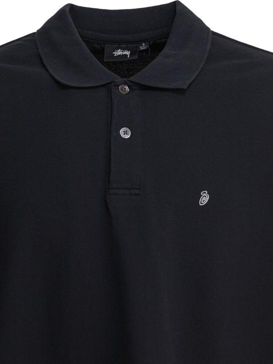 26SS 스투시 폴로 티셔츠 11403670001 BLACK Black - STUSSY