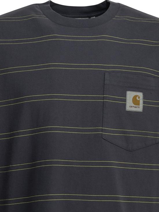 26FW 칼하트 WIP 반팔 티셔츠 I0368553SH GD Purple - CARHARTT WIP