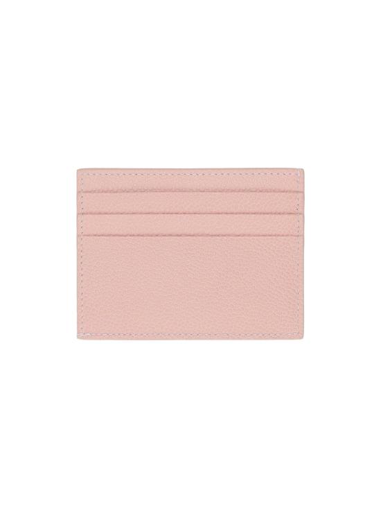 26FW 톰브라운 페블 그레인 레더 스트라이프 노트 카드 홀더 MAW031L00198 641 LIGHT PINK - THOM BROWNE
