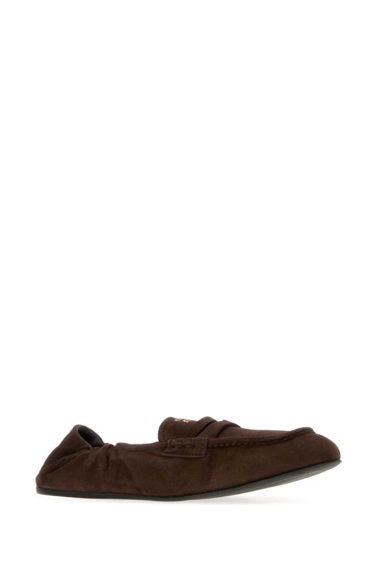 26FW 미우미우 루슈 나파 레더 로퍼 5D341EFD005008 F0003 Brown - MIU MIU