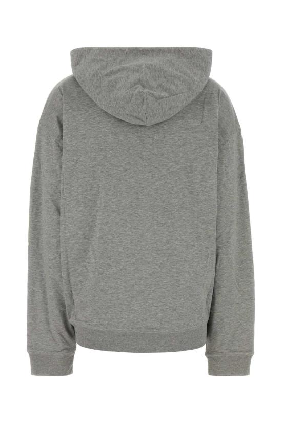 26FW 미우미우 후드 티셔츠 MJLA63SOOO192D F0031 Grey - MIU MIU
