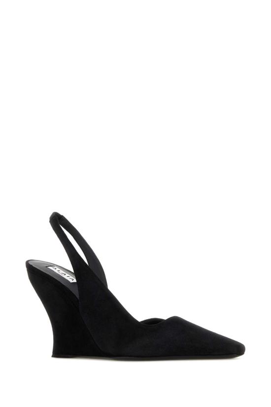 26FW 알라이아 힐/펌프스 AA3G3002I117 999 Black - ALAIA