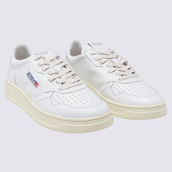 26FW 오트리 메달리스트 로우 스니커즈 AULM LL15 WHITE WHITE - AUTRY