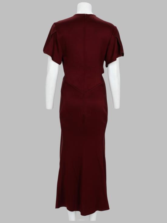 26FW 빅토리아 베컴 롱 원피스 1226WDR005195D BURGUNDY BORDEAUX - VICTORIA BECKHAM