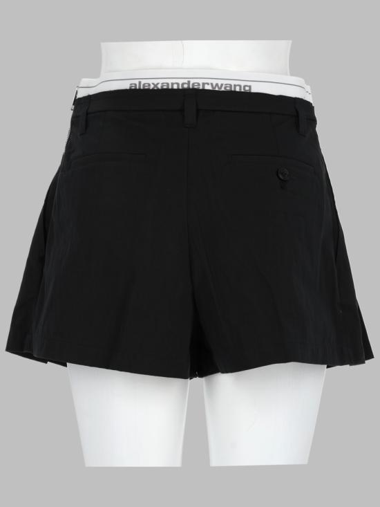 26FW 알렉산더 왕 숏팬츠 1WC3264042 001 BLACK - ALEXANDER WANG