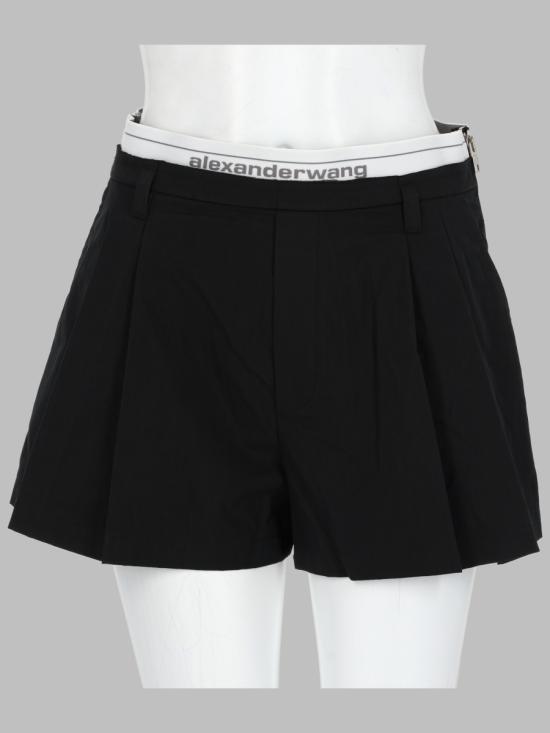 26FW 알렉산더 왕 숏팬츠 1WC3264042 001 BLACK