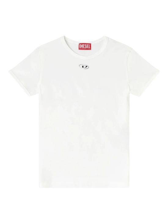 26FW 디젤 t-uncutieslong-od 반팔 티셔츠 A199170AHQH 141 BIANCO