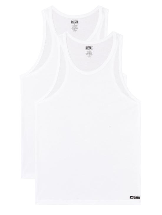 26FW 디젤 민소매 티셔츠 A200430EJAI 100 Bianco