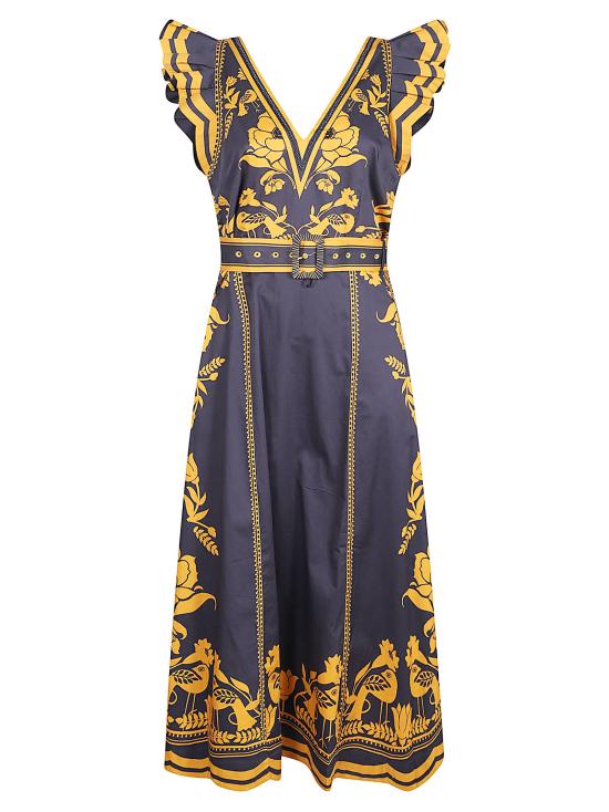 26SS 스칼렛 파피스 미디 원피스 VALMIRA DRESS MID YEL Fantasy