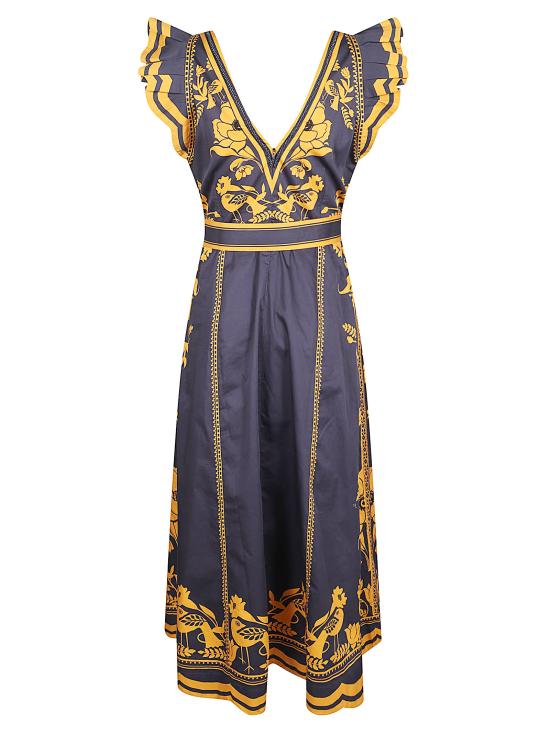26SS 스칼렛 파피스 미디 원피스 VALMIRA DRESS MID YEL Fantasy - SCARLETT POPPIES