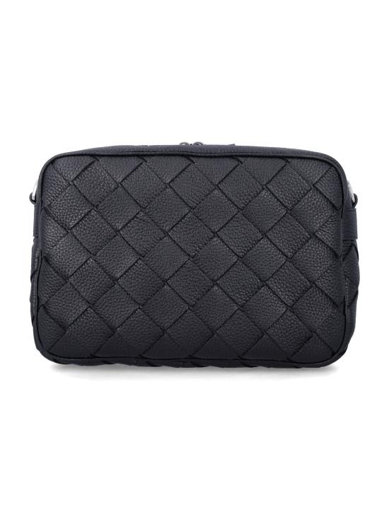 26SS 보테가베네타 미디움 인트레치아토 카메라백 755925V4G31 8803 Nero - BOTTEGA VENETA