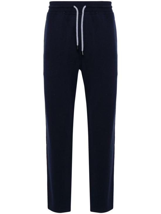 26FW 브루넬로 쿠치넬리 코튼 블렌드 트레이닝 팬츠 MM8313243G C1265 NAVY
