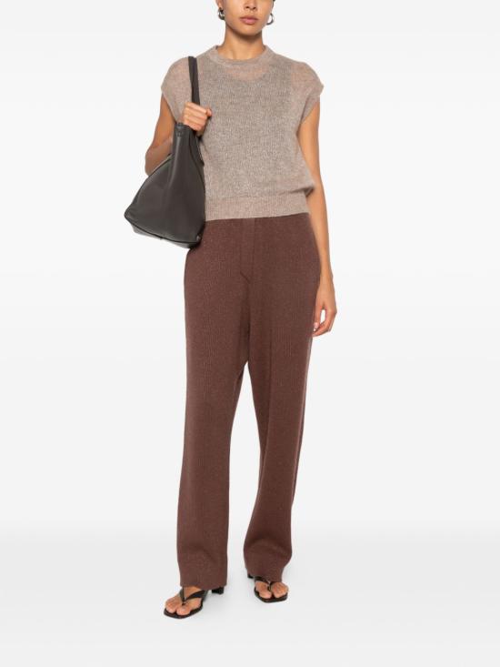 26FW 브루넬로 쿠치넬리 스트레이트 팬츠 M1E224779P CHI89 BROWN - BRUNELLO CUCINELLI