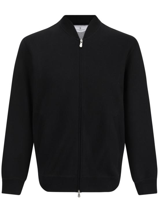 26FW 브루넬로 쿠치넬리 긴팔 티셔츠 MM8319072G C101 BLACK