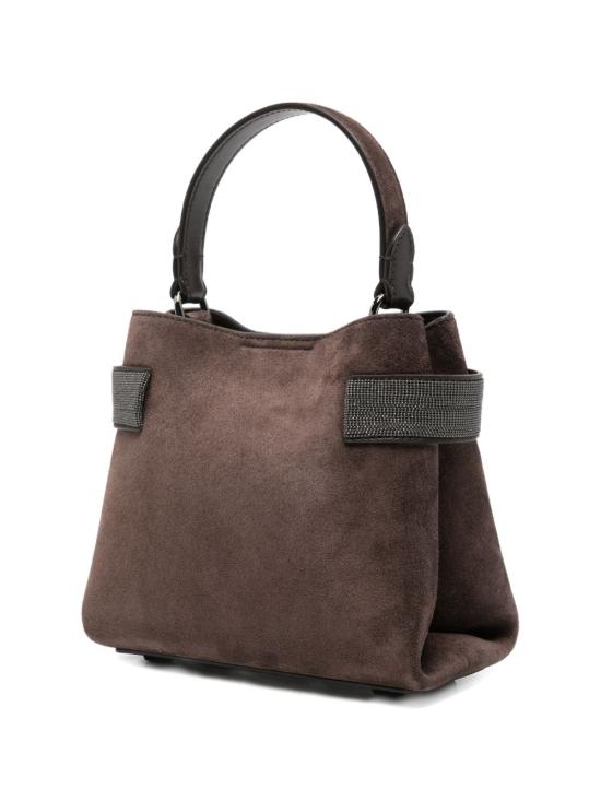 26FW 브루넬로 쿠치넬리 스몰 에센스 탑핸들 백 MBDLD2499P C9885 BROWN - BRUNELLO CUCINELLI