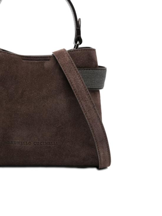 26FW 브루넬로 쿠치넬리 스몰 에센스 탑핸들 백 MBDLD2499P C9885 BROWN - BRUNELLO CUCINELLI