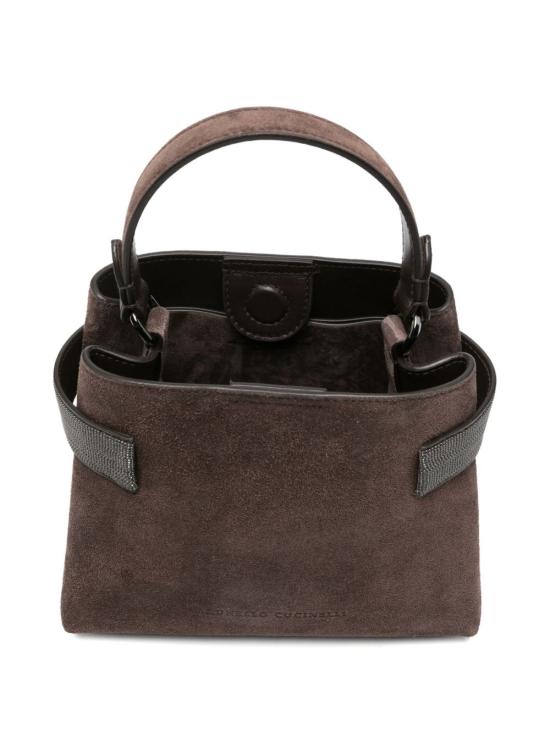 26FW 브루넬로 쿠치넬리 스몰 에센스 탑핸들 백 MBDLD2499P C9885 BROWN - BRUNELLO CUCINELLI