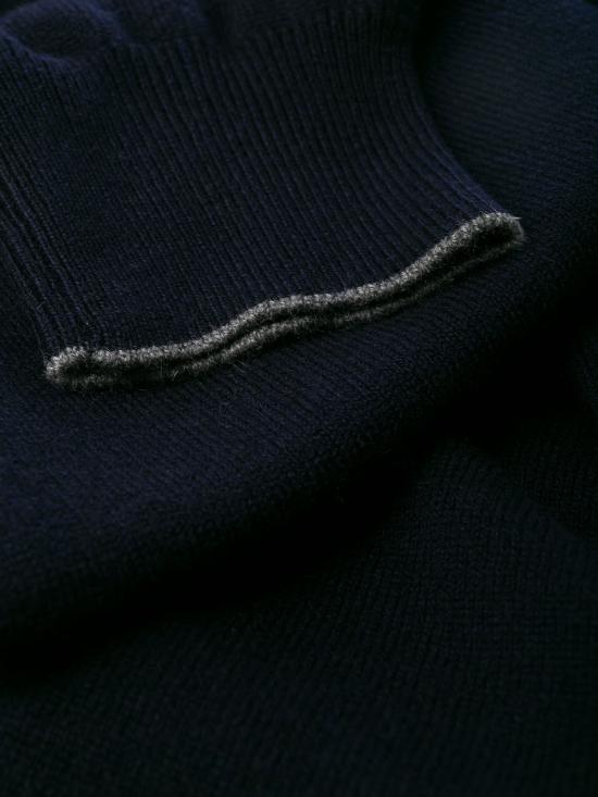 26FW 브루넬로 쿠치넬리 캐시미어 집업 니트 M2200124 CW425 NAVY - BRUNELLO CUCINELLI