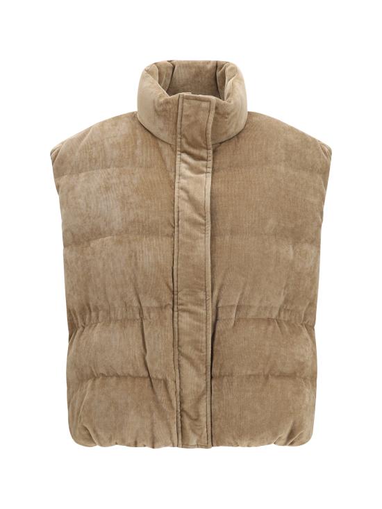 26FW 브루넬로 쿠치넬리 패딩 조끼 MG5477613P C3368 BEIGE